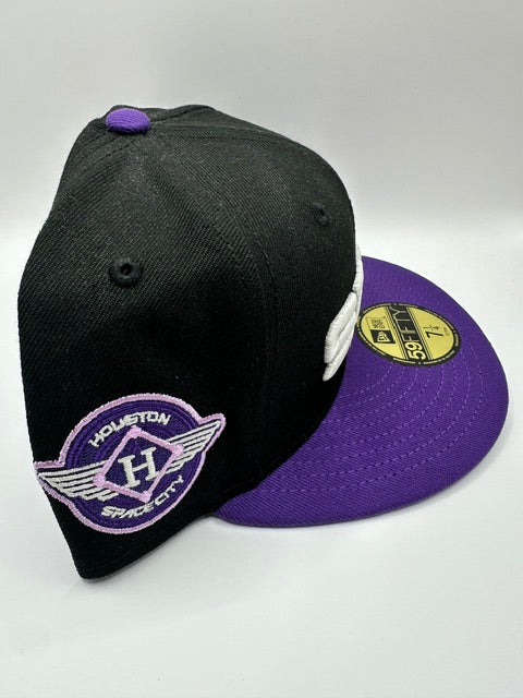 Houston Astros Space City HTX Black Purple - 7 1/4