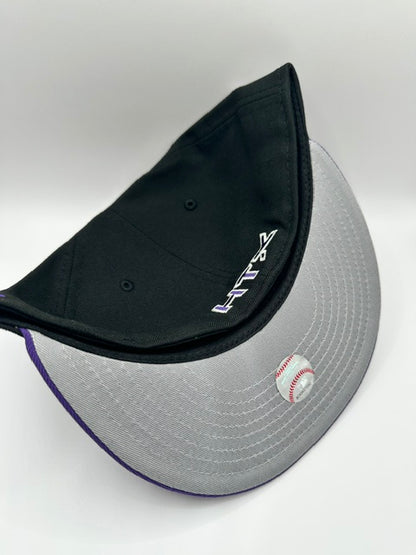 Houston Astros Space City HTX Black Purple - 7 1/4