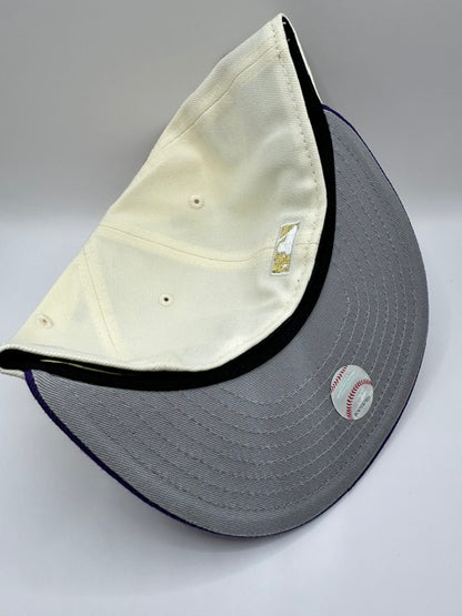 Houston Astros Cream Purple - 7 1/4