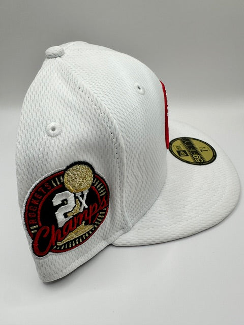 Houston Rockets 2X Champs White - 7 1/4