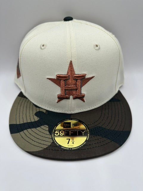 Houston Astros Cream Copper Camo Brim - 7 1/4
