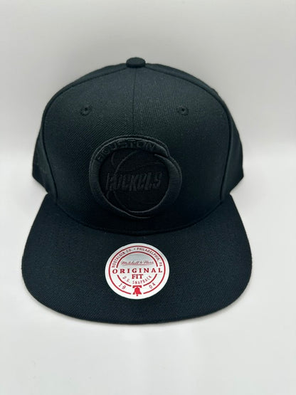 Houston Rockets All-Black Snapback