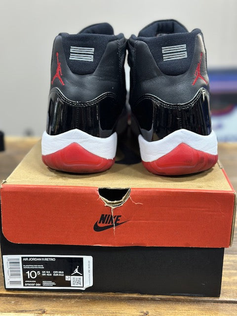 Jordan 11 Retro Playoffs Bred (2019) - Size 10.5M (Pre-Owned)