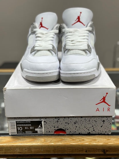 Jordan 4 Retro White Oreo (2021) - Size 10M (Pre-Owned)