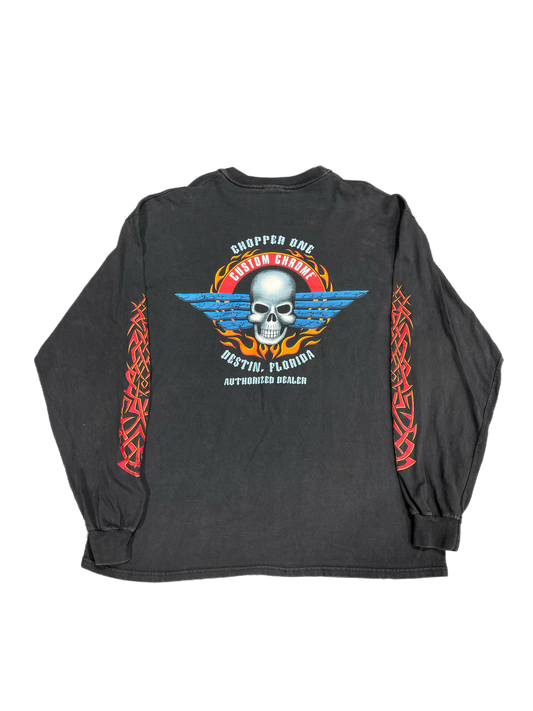 Long Sleeve Biker Tee Tribal