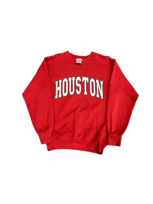 Houston Crewneck Spellout (red)