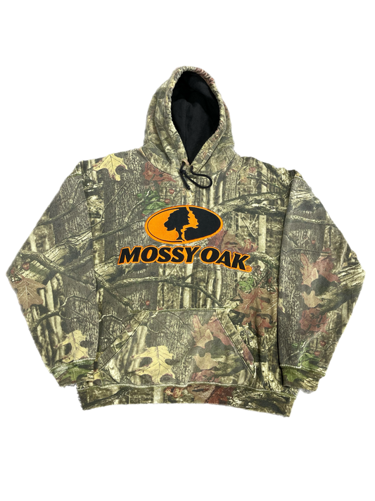 Mossy Oak Camo Hoodie (Orange)