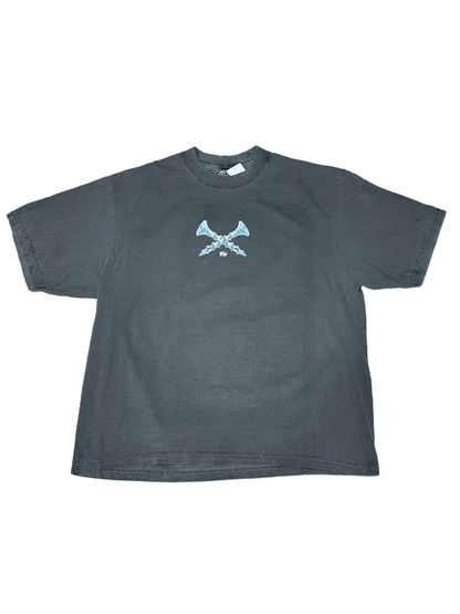 Faded World Screwston, TX Tee - Garment-Dyed Crewneck Cement
