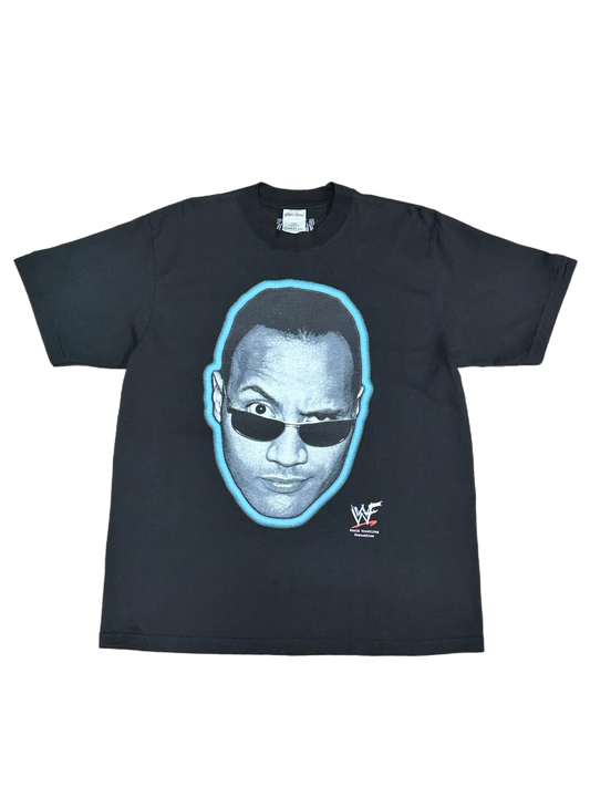 The Rock Big Face Vintage Tee (Black)