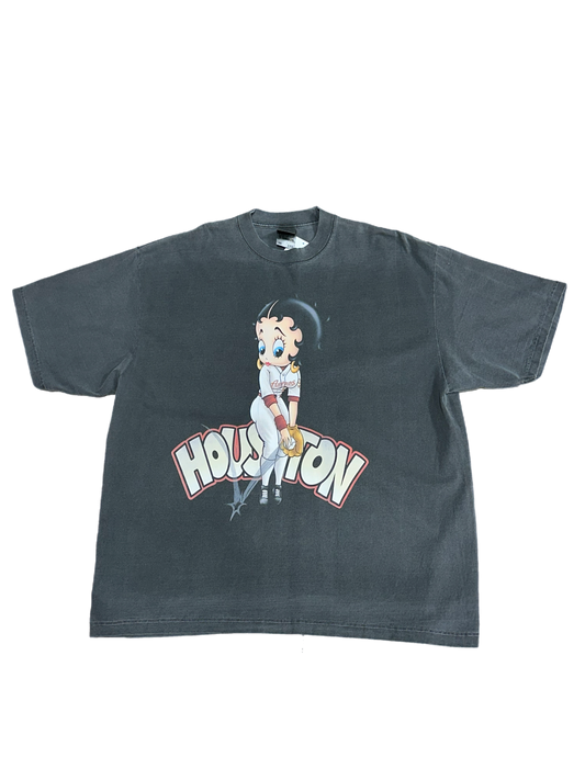 Houston Astros Betty Boop (Charcoal)