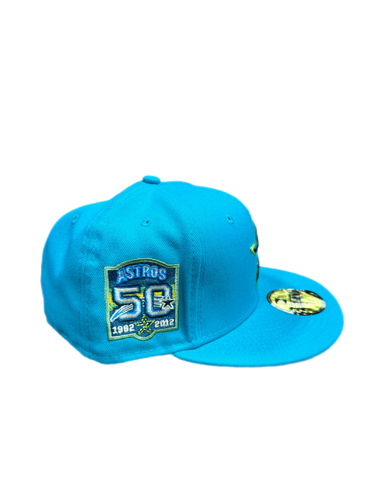 Astros 50 Yrs Teal/Yellow