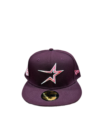 Astros 50th Ann  Burgundy Pink UV