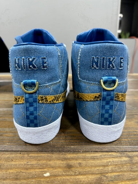 Nike SB Blazer Mid QS Supreme Denim - Size 12 (Pre-Owned - Replacement Box)