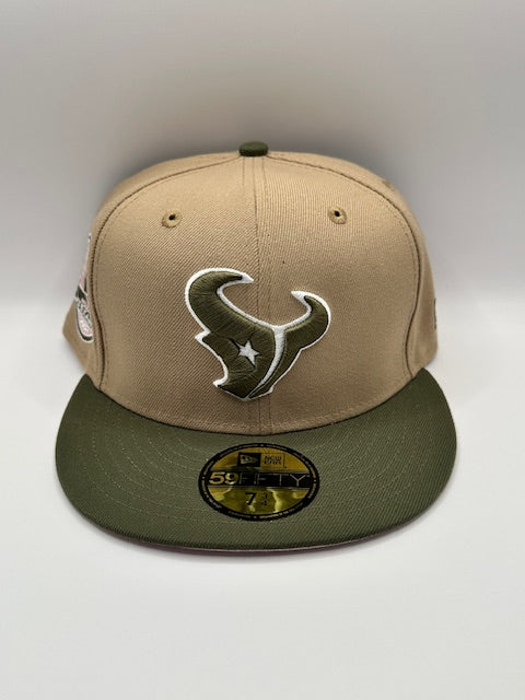 Texans Inaugural Season 2002 Light Brown Green Pink