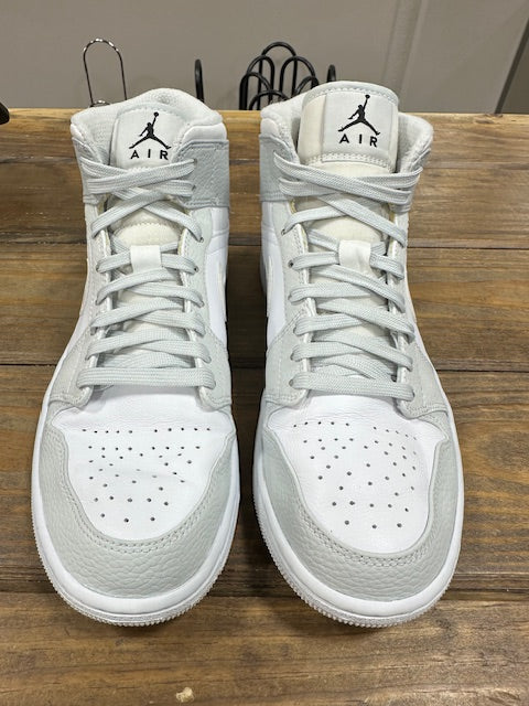 Jordan 1 Mid Grey Camo - Size 8 (Pre-Owned - No Box)