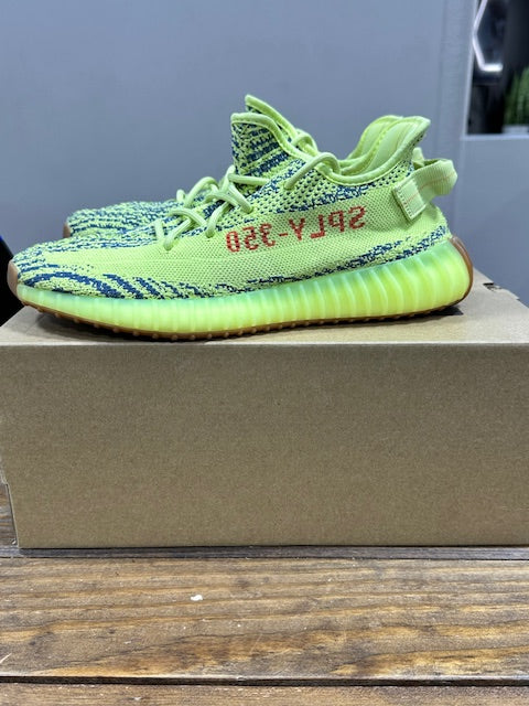adidas Yeezy Boost 350 V2 Semi Frozen Yellow - Size 9.5 (Pre-Owned)