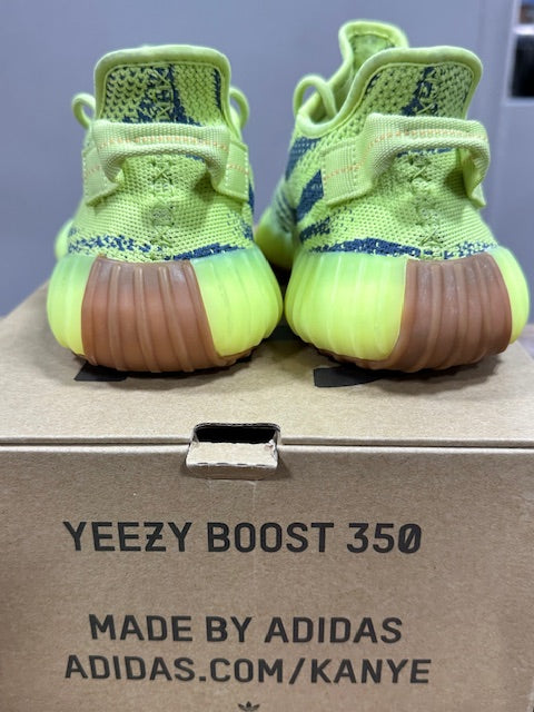 adidas Yeezy Boost 350 V2 Semi Frozen Yellow - Size 9.5 (Pre-Owned)