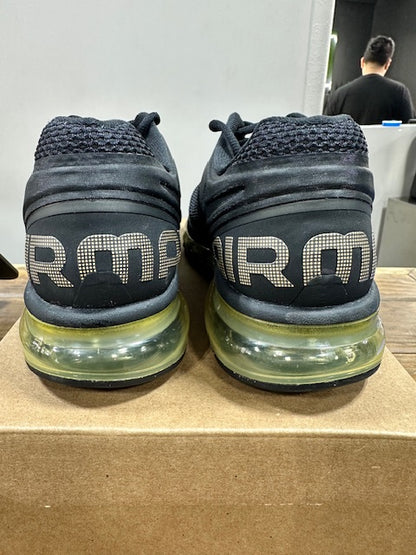 Nike Air Max 2013 Black Flat Gold - Size 11 (New - Replacement Box)