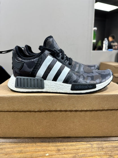 adidas NMD R1 Bape Black Camo - Size 8.5 (Pre-Owned - Replacement Box)