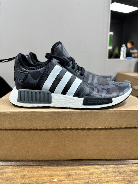adidas NMD R1 Bape Black Camo - Size 8.5 (Pre-Owned - Replacement Box)