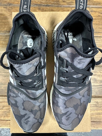 adidas NMD R1 Bape Black Camo - Size 8.5 (Pre-Owned - Replacement Box)