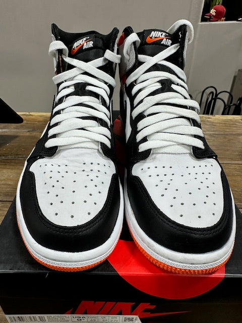 Jordan 1 Retro High Electro Orange - Size 9.5 (Pre-Owned)