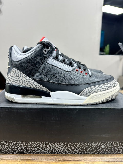 Jordan 3 Retro Black Cement (2018) - Size 9 (Pre-Owned)