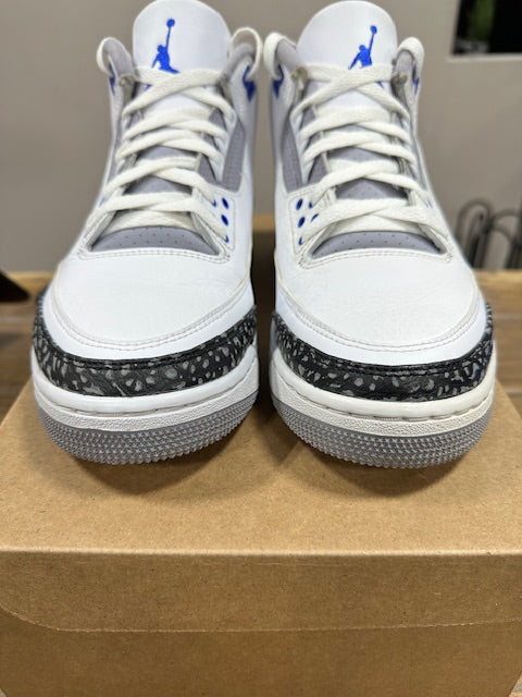 Jordan 3 Retro Racer Blue - Size 9 (Pre-Owned - Replacement Box)