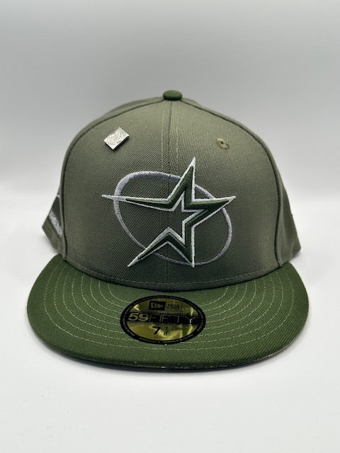 Houston Astros Olive Green 2000 Ina Season Camo Brim
