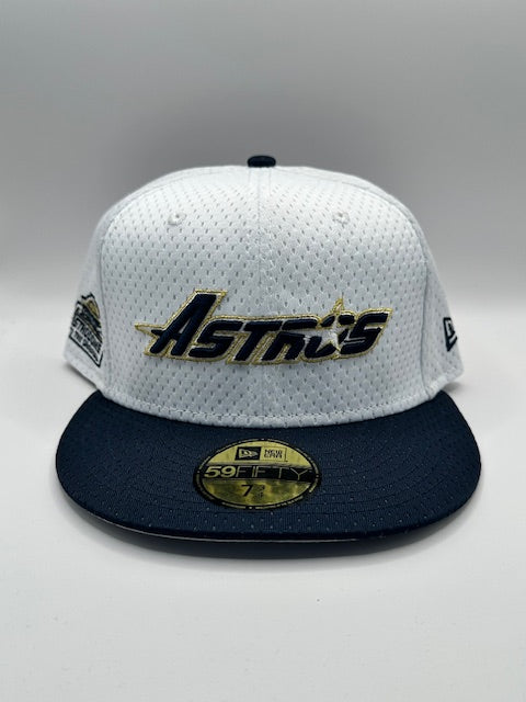 Houston Astros Arctic Mesh White Blue Gold