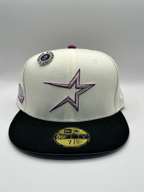 Houston Astros DJ Screw Tape Cream Purple Drip