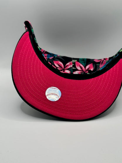 Houston Astros Floral Black Pink