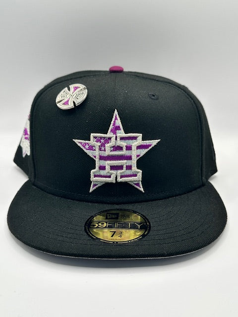 Houston Astros Purple American Flag H