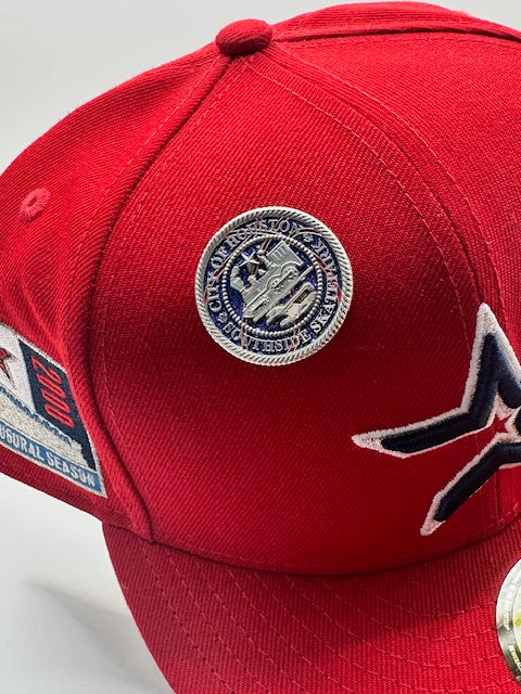 Houston Astros 2000 Inaug Blue Star Red