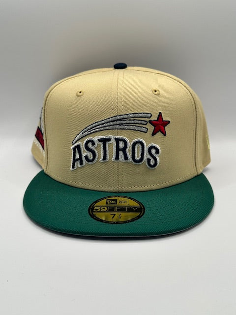 Houston Astros Shooting Star Astrodome Light Brown Green