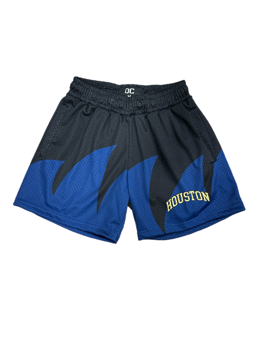 Ourselves Clothing - Navy Sharktooth Mesh Shorts - Houston