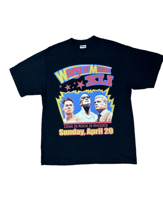 Cena Rock Rhodes Wrestlemania XLI 2025