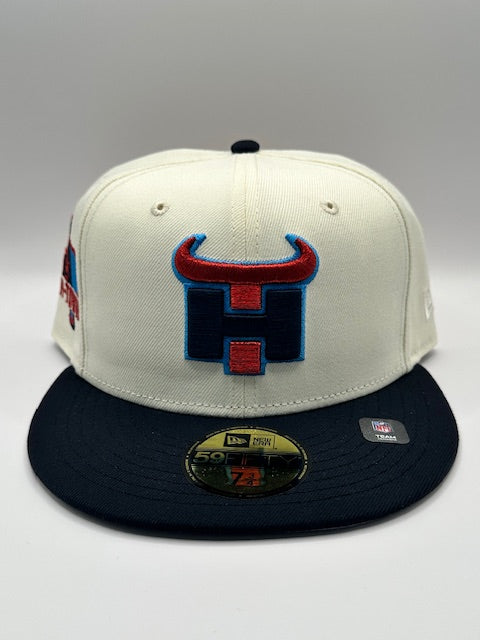 Houston Texans H Town Cream Red Blue
