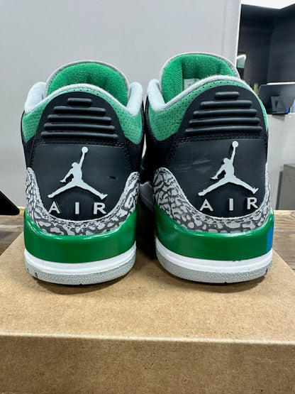 Jordan 3 Retro Pine Green - Size 9 (Pre-Owned - Replacement Box)