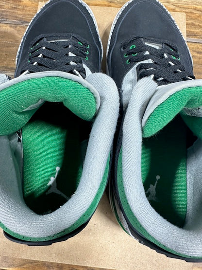 Jordan 3 Retro Pine Green - Size 9 (Pre-Owned - Replacement Box)