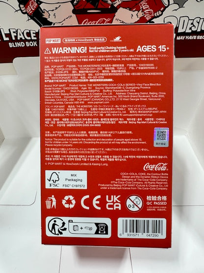 Pop Mart Labubu Coca Cola Series Vinyl Face - Sealed Individual Blind Box (1)