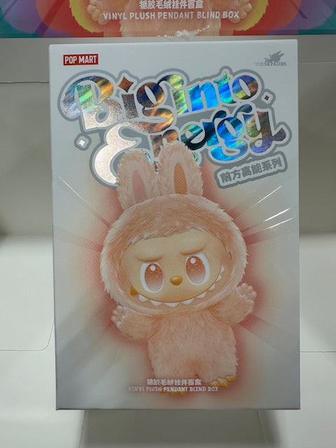 Pop Mart Labubu "Big into Energy" Series Vinyl Plush Pendant Sealed Box (1 Blind Box)