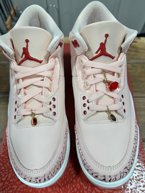 Jordan 3 Retro Valentines Day Treat Yourself (W) - Size 9W (Pre-Owned)