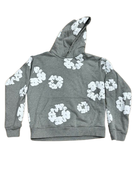 Denim Tears The Cotton Wreath Sweatshirt - Grey (Pre-Owned) Size Large