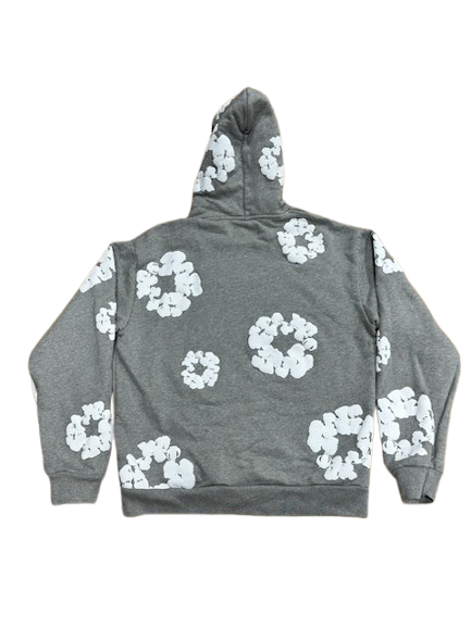 Denim Tears The Cotton Wreath Sweatshirt - Grey (Pre-Owned) Size Large