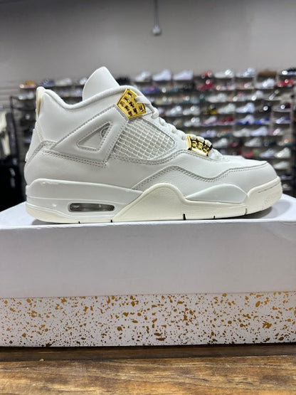Jordan 4 Retro Metallic Gold (W) - Size 10W (Pre-Owned)