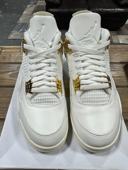 Jordan 4 Retro Metallic Gold (W) - Size 10W (Pre-Owned)