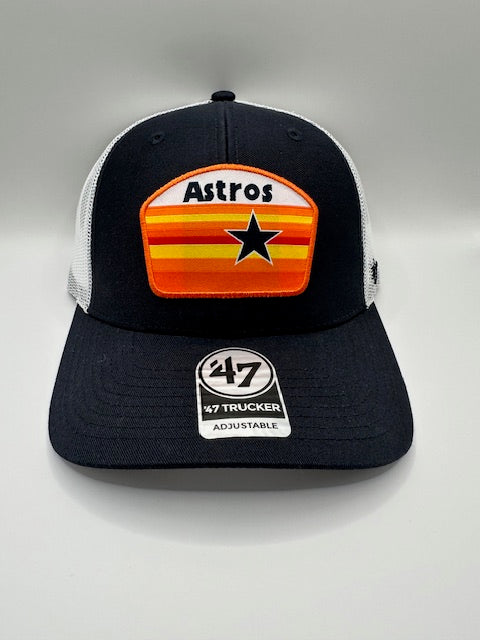 Houston Astros Retro Navy Trucker Snapback