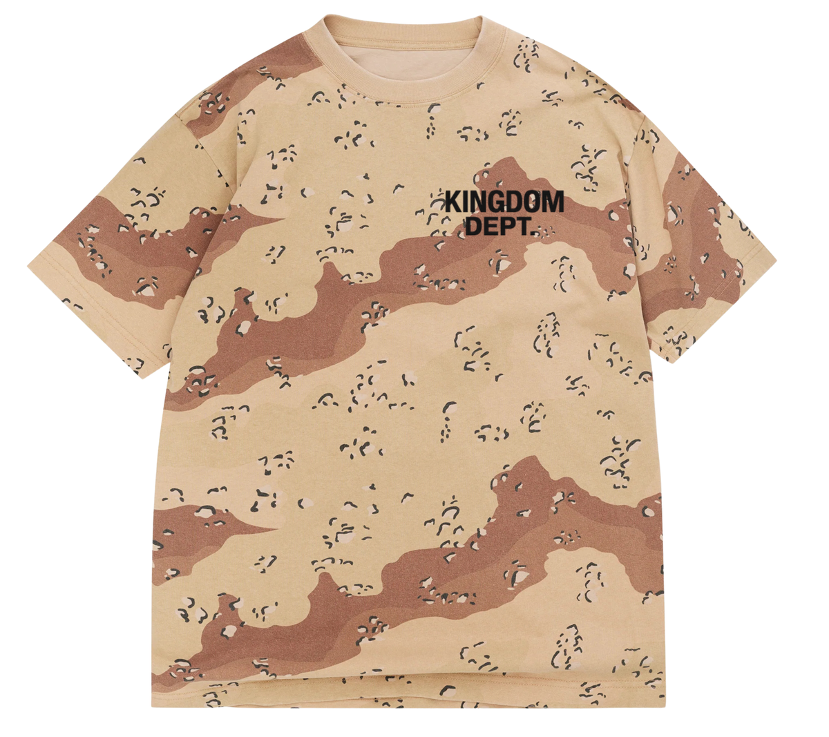 Kingdom Dept. Souvenir Tee - Off-White Cream/Vintage Desert Camo