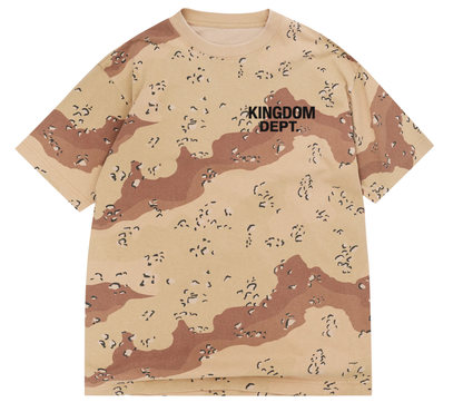 Kingdom Dept. Souvenir Tee - Off-White Cream/Vintage Desert Camo